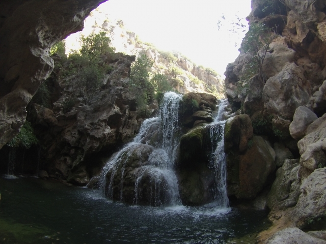 Cascada en el barranco